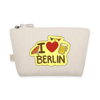 Ich liebe Berlin - Bio-Täschchen - Natur - Vorne