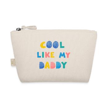 Cool wie mein Papa - Bio-Täschchen - Natur - Vorne
