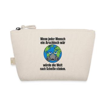 Maskierter Klimawandel - Humor - Bio-Täschchen - Natur - Vorne