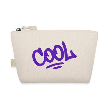 Coole Grafiti Purple Urban Lettering - Bio-Täschchen - Natur - Vorne