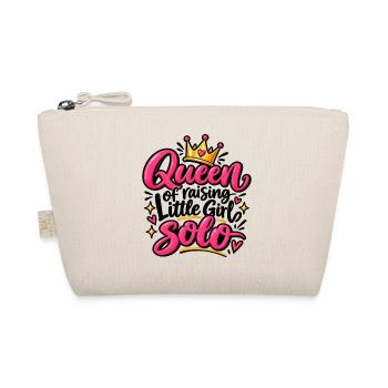 Queen Solo Pink Krone Design - Bio-Täschchen - Natur - Vorne