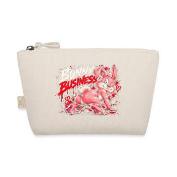 Bunny Business Hase - Bio-Täschchen - Natur - Vorne