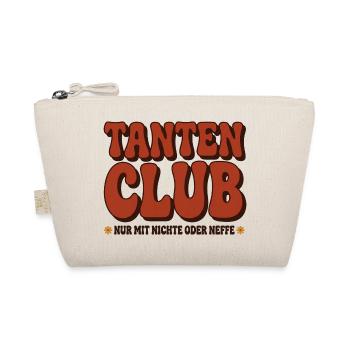 Tantenclub – Nur mit Nichte oder Neffe - Bio-Täschchen - Natur - Vorne