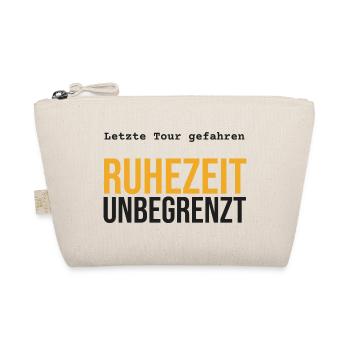 Rente LKW – Ruhezeit unbegrenzt - Bio-Täschchen - Natur - Vorne