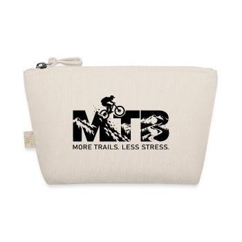 MTB Leidenschaft – Mountainbike & Outdoor offroad - Bio-Täschchen - Natur - Vorne