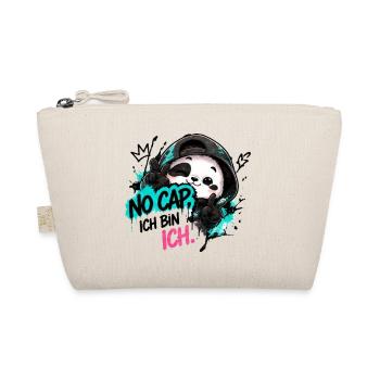 Panda Graffiti: No Cap Ich BinIch - Bio-Täschchen - Natur - Vorne