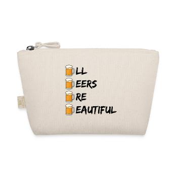 ALL BEERS ARE BEAUTIFUL BIER JGS ACAB ABAB SPRUCH - Bio-Täschchen - Natur - Vorne
