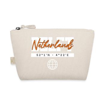 Delft Niederlande Koordinaten Reise Souvenir - Bio-Täschchen - Natur - Vorne