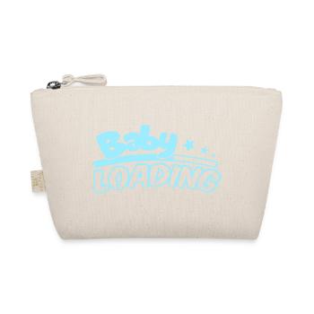 Baby Loading Logo in Sky Blue - Bio-Täschchen - Natur - Vorne