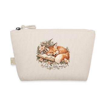 Fuchs im Blumenbuch: Nachtzauber - Bio-Täschchen - Natur - Vorne