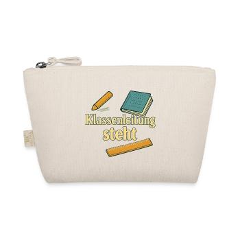 Geschenk für die erste eigene Klassenleitung - Bio-Täschchen - Natur - Vorne