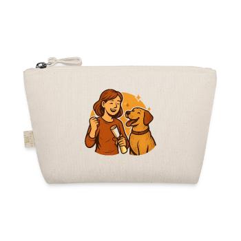 Geschenk nach bestandener Begleithundeprüfung - Bio-Täschchen - Natur - Vorne