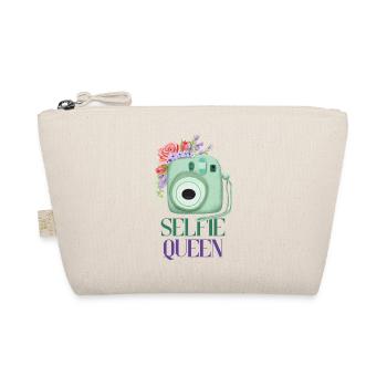 Selfie Queen – Kamera Blumen Fotografie Geschenk - Bio-Täschchen - Natur - Vorne