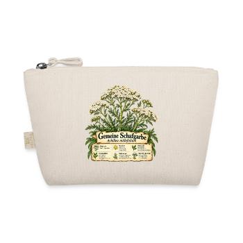 Schafgarben Motiv - Geschenk Gartenfreund - Bio-Täschchen - Natur - Vorne