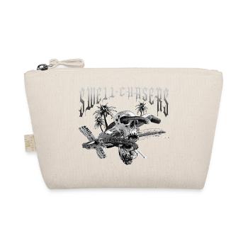 Schädel Kitesurfen swell Chasers - Bio-Täschchen - Natur - Vorne