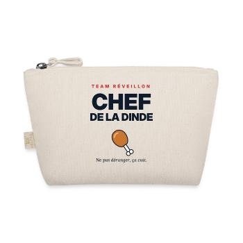 Turkey Chef – Lustiges Weihnachtsessen-T-Shirt - Bio-Täschchen - Natur - Vorne