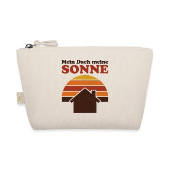 Mein Dach meine Sonne Retro Solar Shirt - Bio-Täschchen - Natur - Vorne