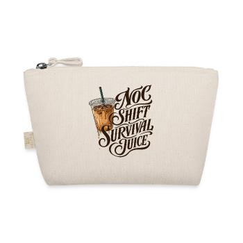 NOC Shift Survival Juice Typografie Iced Coffee - Bio-Täschchen - Natur - Vorne