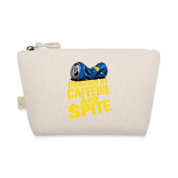 Caffeine And Spite Typografie Pflegekraft RN - Bio-Täschchen - Natur - Vorne