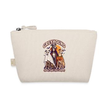 Spooky Night Loyal Company – Windhund Halloween - Bio-Täschchen - Natur - Vorne
