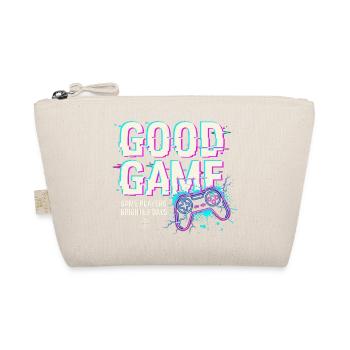 Neon Retro Game Graffiti - Bio-Täschchen - Natur - Vorne