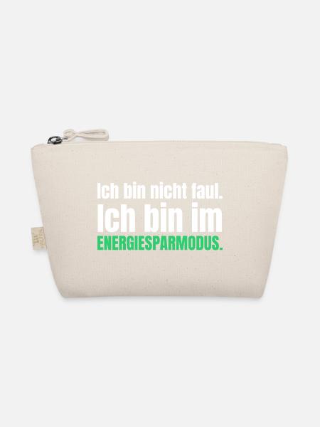 Ich bin nicht faul. Ich bin im Energiesparmodus. - Bio-Täschchen - Natur