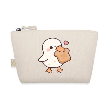 Süße Ente liebt Brot-Toast - Bio-Täschchen - Natur - Vorne
