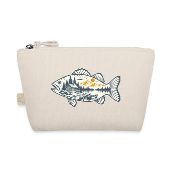 Vintage-Fischen - Bio-Täschchen - Natur - Vorne