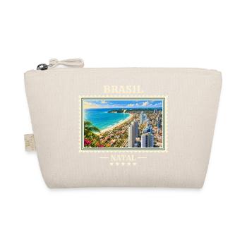 Brasilien Natal Vintage Reisemarke - Bio-Täschchen - Natur - Vorne
