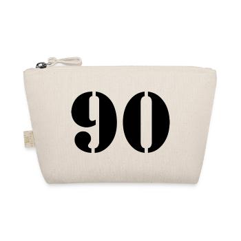90. 90 JAHRE. 90-JÄHRIGES JUBILÄUM. 90-JÄHRIGES JUBILÄUM. - Bio-Täschchen - Natur - Vorne
