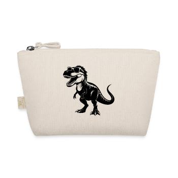 Tyrannosaurus Rex mit Sonnenbrille - Bio-Täschchen - Natur - Vorne