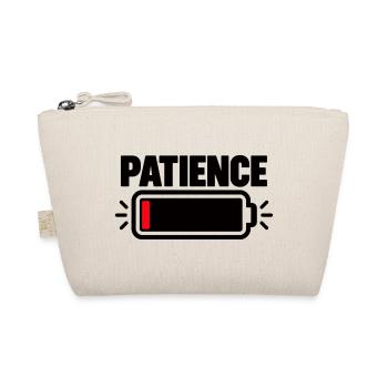 PATIENCE Akku Fast Leer - Bio-Täschchen - Natur - Vorne