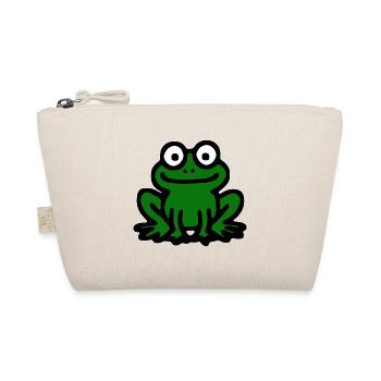 Frosch Comic - Bio-Täschchen - Natur - Vorne