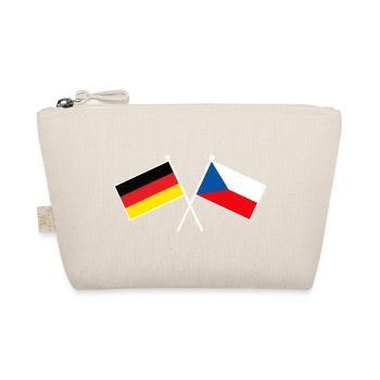 Deutschland & Tschechien Flaggen - Nachbarn - Bio-Täschchen - Natur - Vorne