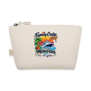 Familienkreuzfahrt 2027 Passende Familienurlaubsparty - Bio-Täschchen - Natur - Vorne
