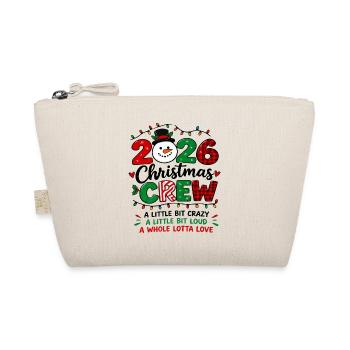 Christmas Crew 2026 Matching-Familienfeiertag - Bio-Täschchen - Natur - Vorne