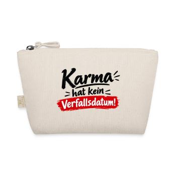Karma Hat Kein Verfallsdatum - Bio-Täschchen - Natur - Vorne