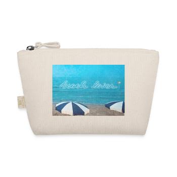 Strandliebhaber - Bio-Täschchen - Natur - Vorne