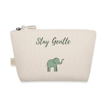 Elefant Sanftheit Design - Bio-Täschchen - Natur - Vorne