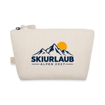 Skiurlaub Alpen 2027 – Skifahren Berge & Winterson - Bio-Täschchen - Natur - Vorne