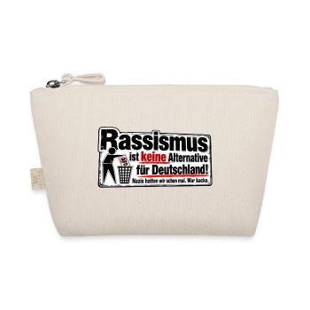 Rassismus ist keine Alternative - Bio-Täschchen - Natur - Vorne