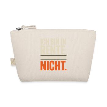 Ich bin in Rente Mein Terminkalender nicht Rentner - Bio-Täschchen - Natur - Vorne