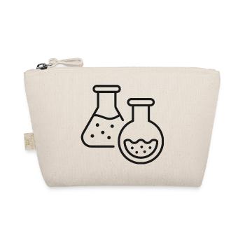 Symbol der Chemie-Laborflaschen-Linie - Bio-Täschchen - Natur - Vorne