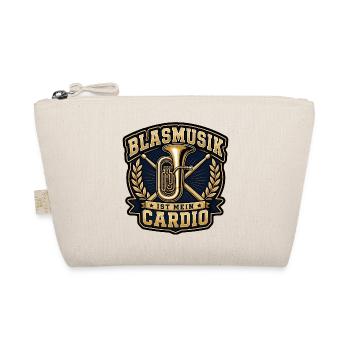 Blasmusik Ist Mein Cardio Tuba Schlagzeug Shirt - Bio-Täschchen - Natur - Vorne