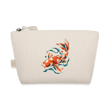 Origami Koi aus Papier - Bio-Täschchen - Natur - Vorne