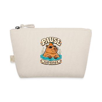Pause mit System Capybara - Bio-Täschchen - Natur - Vorne