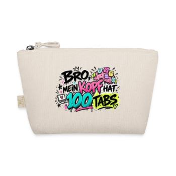 Bro Kopf 100 Tabs Graffiti - Bio-Täschchen - Natur - Vorne