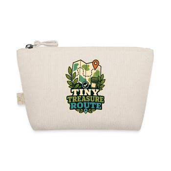 TINY TREASURE ROUTE - Bio-Täschchen - Natur - Vorne