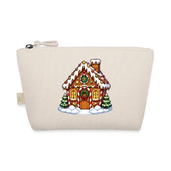 Lebkuchenhaus Winterzauber - Bio-Täschchen - Natur - Vorne