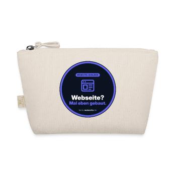 Webseite? Mal Eben Gebaut. Webdesigner Shirt - Bio-Täschchen - Natur - Vorne